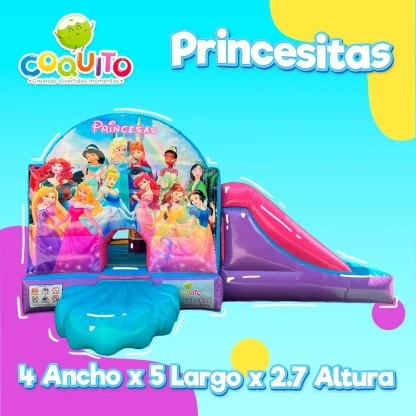 Inflabe con Tematica de Princesas